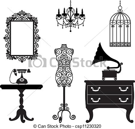 Showing post & media for Cartoon clip art vintage furniture.