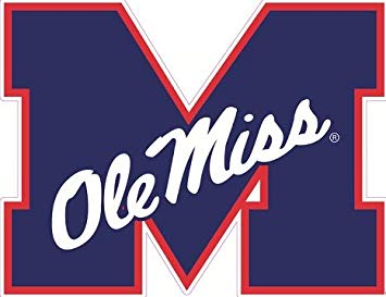 Amazon.com: 9 inch OLE Miss M Logo Decal University of.