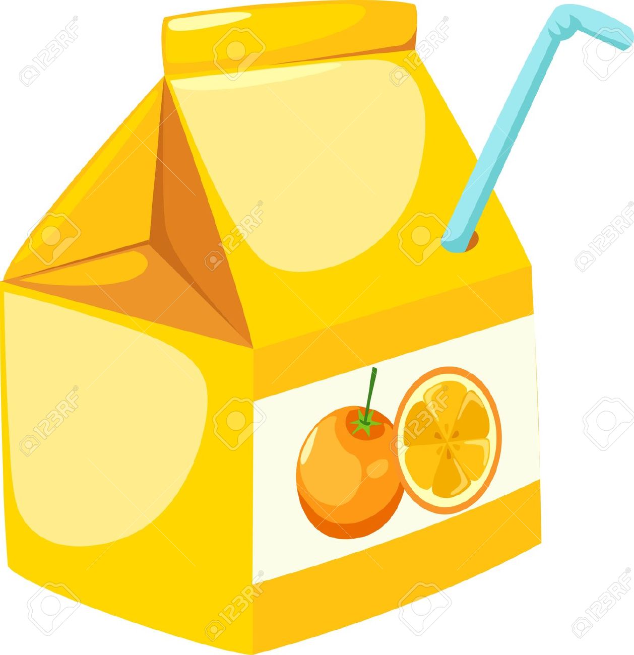 Orange Juice Bottle Clipart.