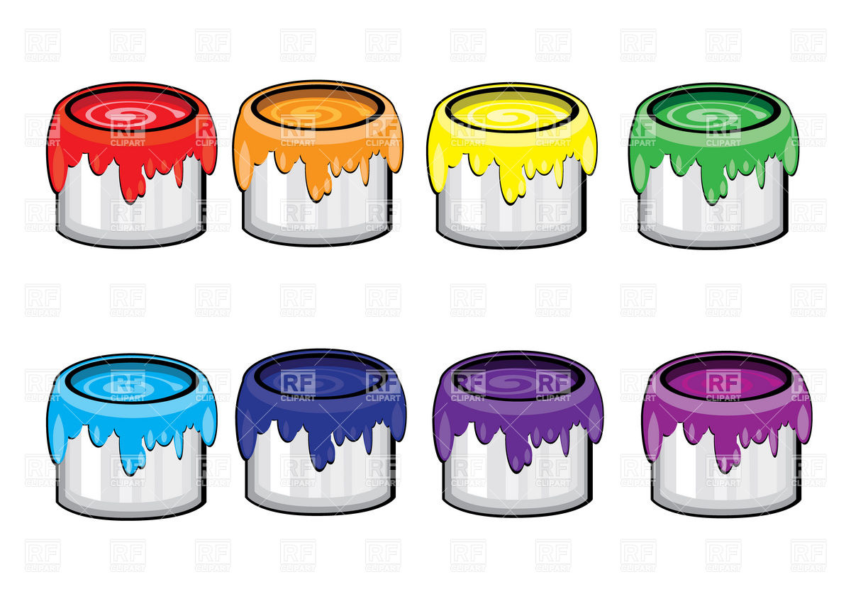 Paint Bucket Outline Clipart.