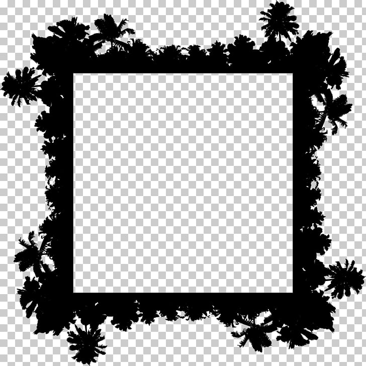 Tree , palm border PNG clipart.