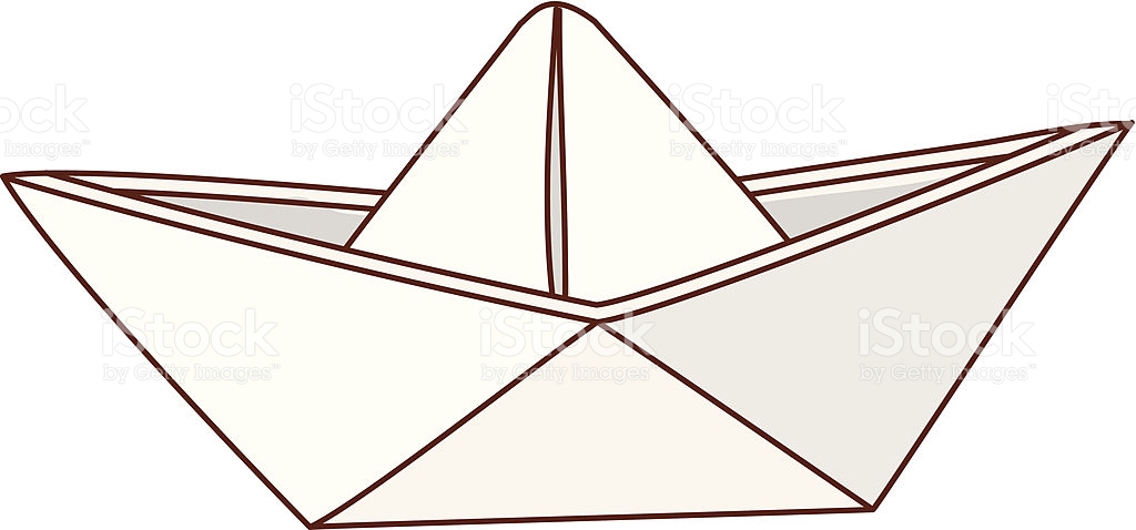 Paper Boat stock vector art 453775433.