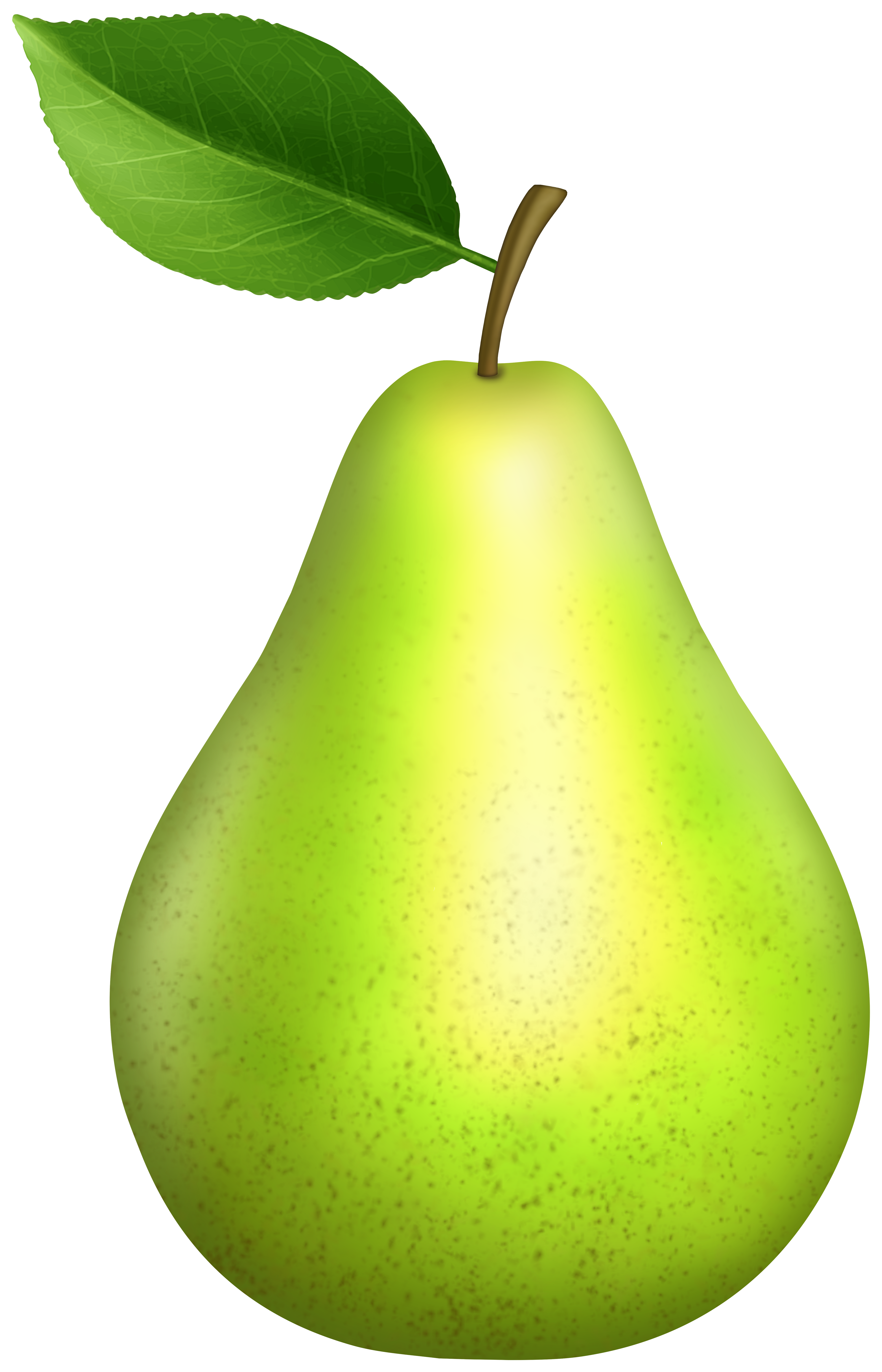 Green Pear PNG Clipart.