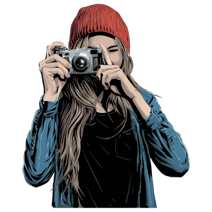 Woman Taking Picture clipart, cliparts of Woman Taking.