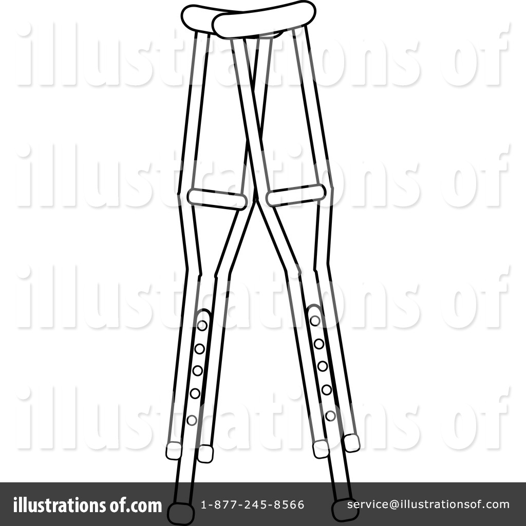 Crutches Clipart #1079157.