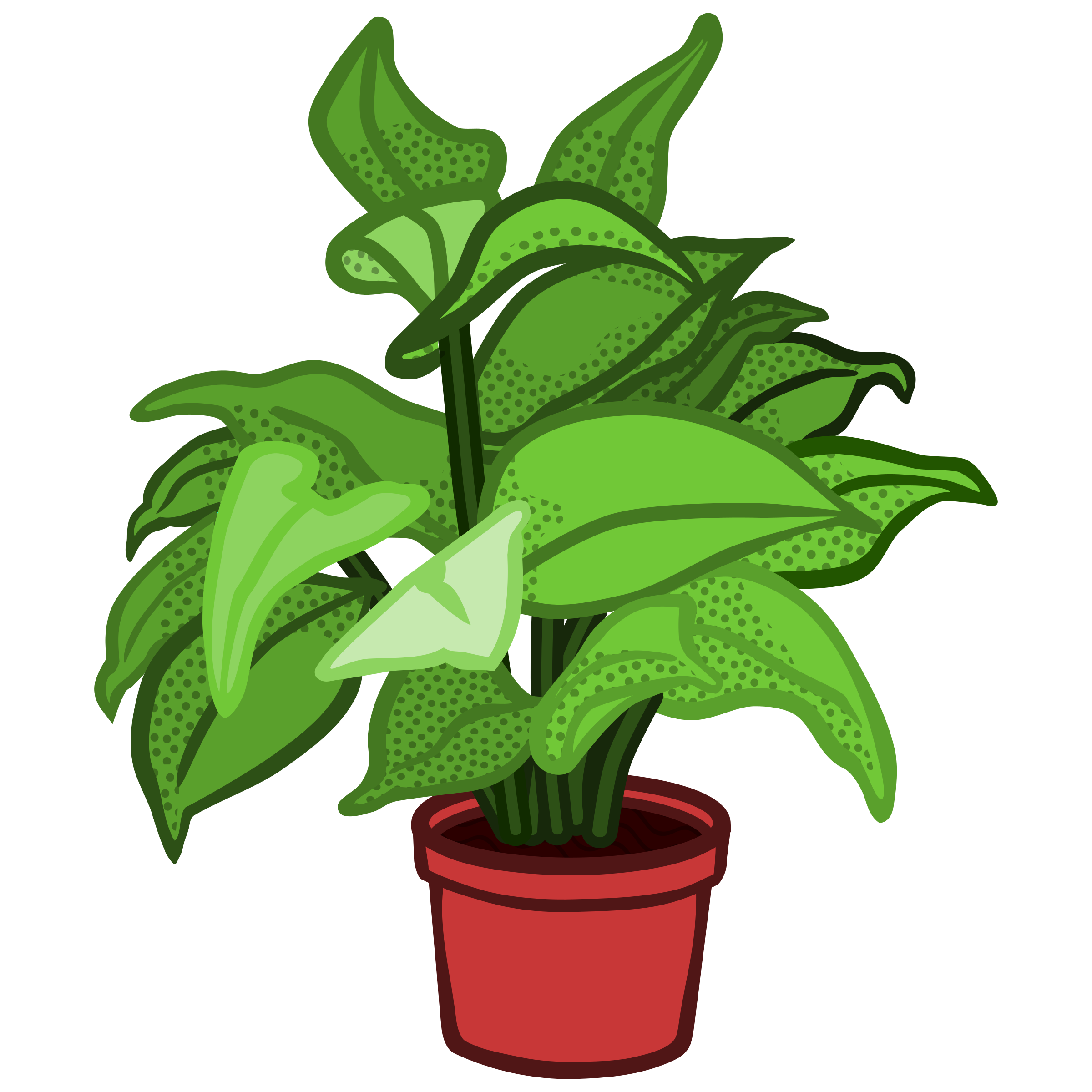 Pot plant clipart 2 » Clipart Station.