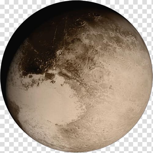 New Horizons Pluto Earth Dwarf planet, earth transparent.