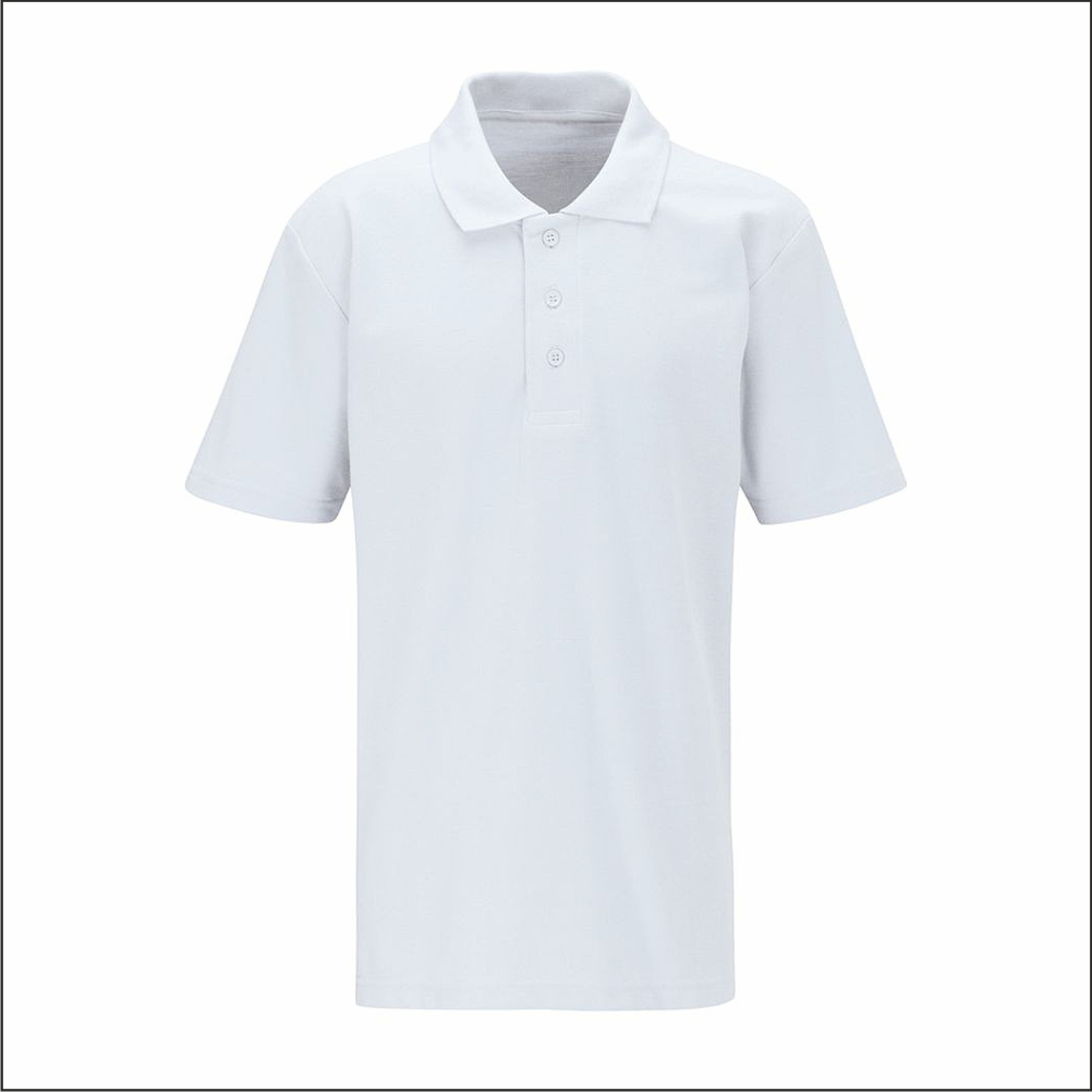 White Polo Shirt.