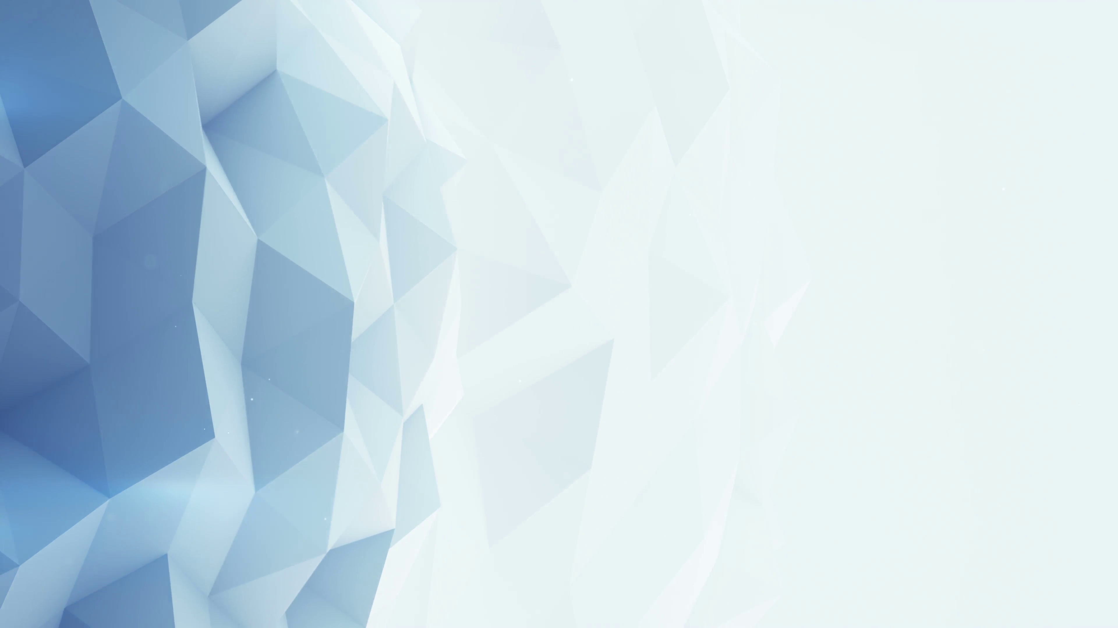 Light blue polygonal background seamles loop 3D render 4k UHD (3840x2160)  Motion Background.