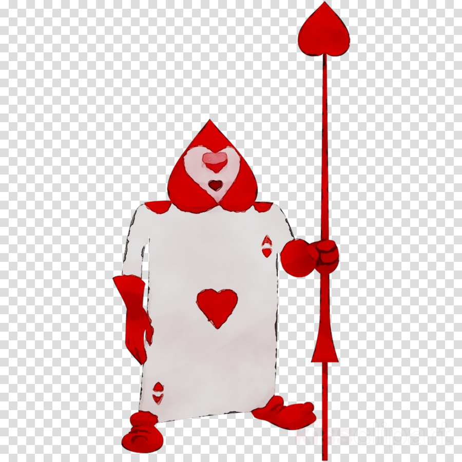 Queen Of Hearts Card clipart.