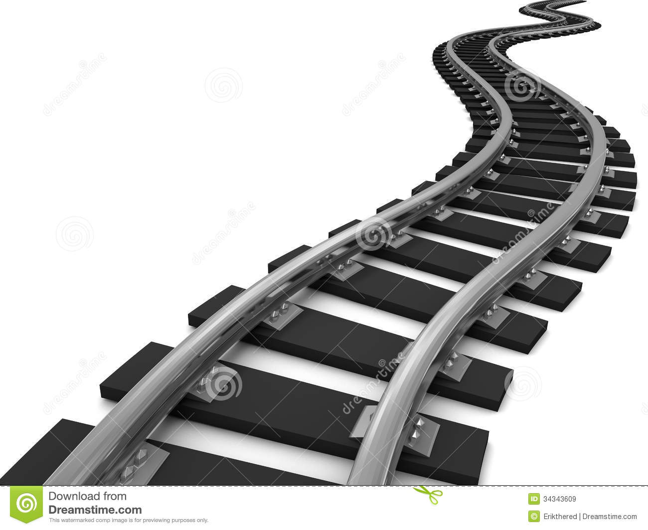 65+ Railroad Tracks Clipart.