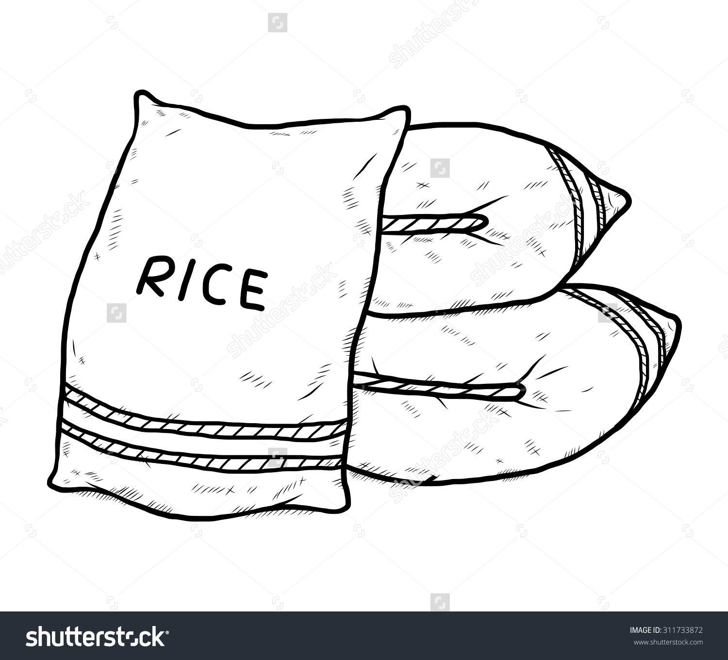 Rice bag clipart 10 » Clipart Station.