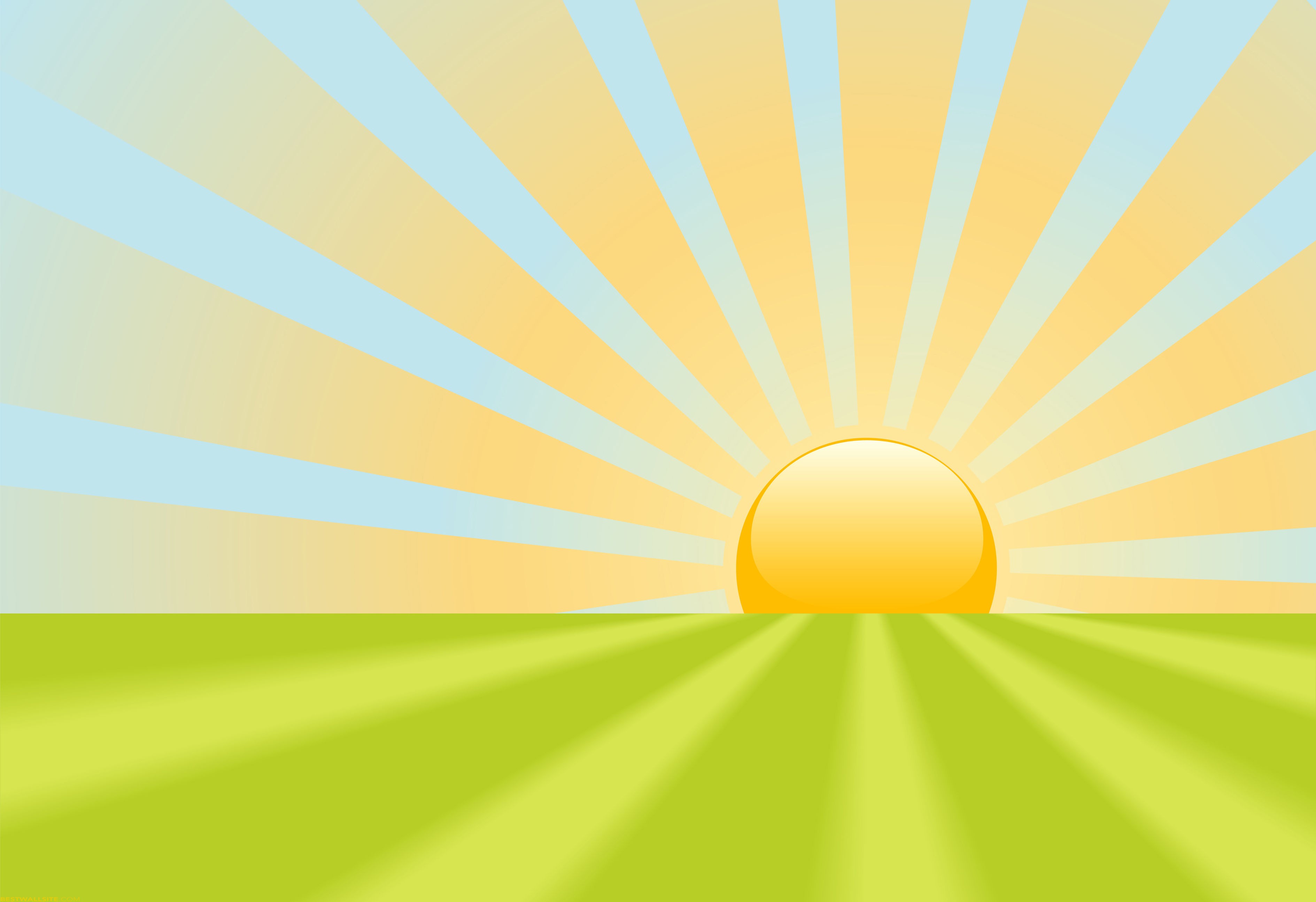 Sun rise clipart hd.