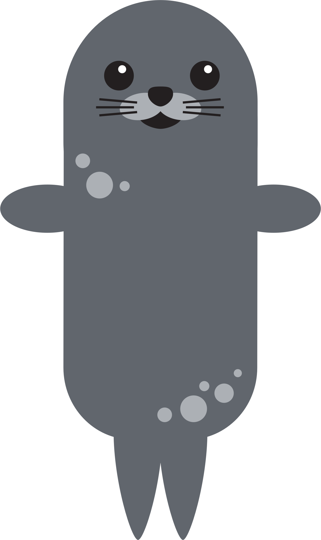 Seal clipart harbor seal, Seal harbor seal Transparent FREE.