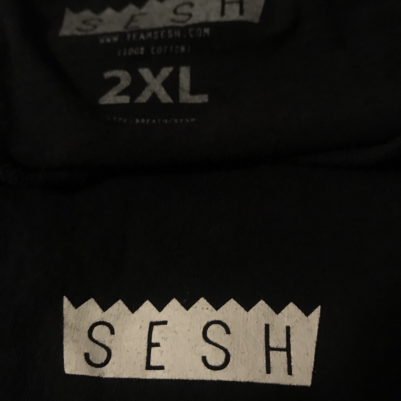 Teamsesh Bones Sesh Black Logo T.