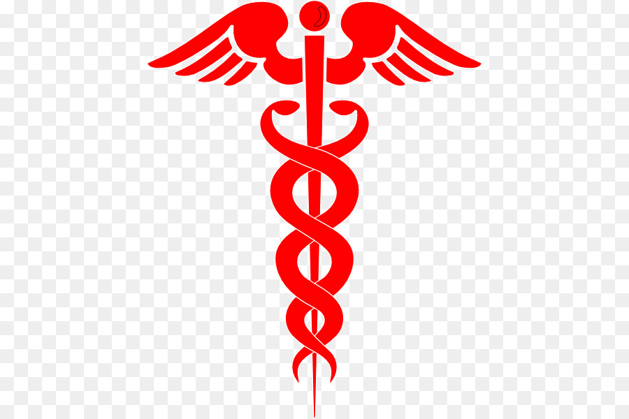 Il personale di Hermes Caduceo, simbolo di medicina Clip art.