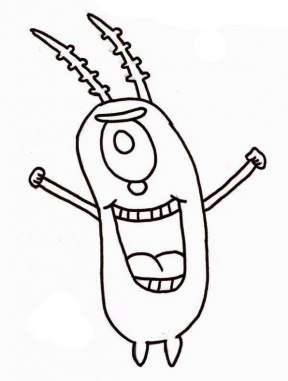 Free Spongebob Clipart Black And White, Download Free Clip.