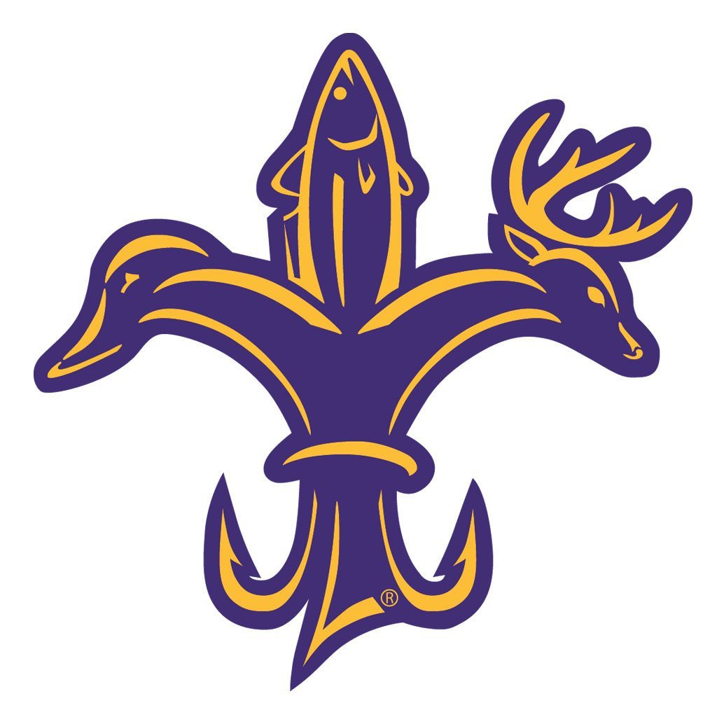 Sportsman Purple & Gold Decal.