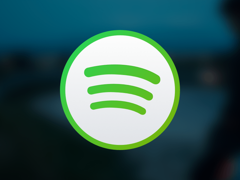 Spotify Light Icon for OS X Sketch freebie.