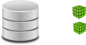 Microsoft SQL Server Database Optimization Clipart.