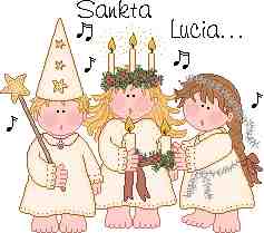 Santa lucia clipart.