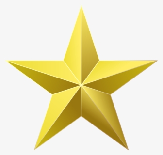 Free Gold Star Clip Art with No Background.