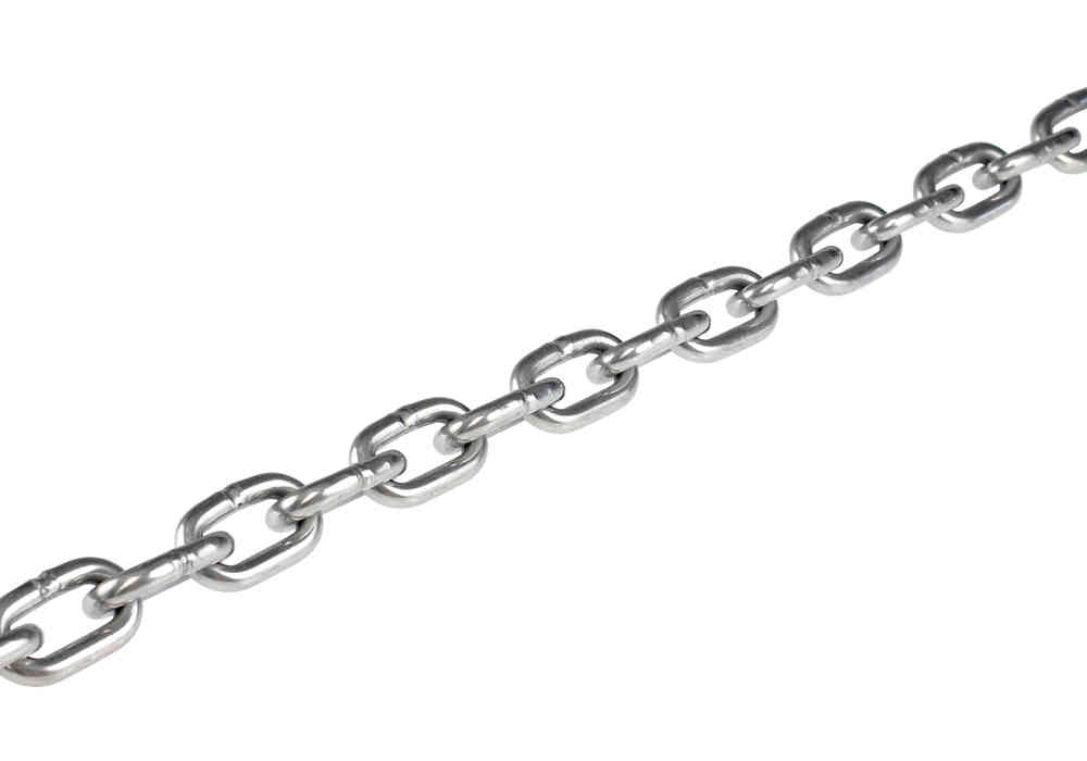 CHAIN 4mm link, 4 Metre Length Stainless Steel 304 Medium.