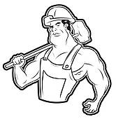 Steel Worker Clip Art.