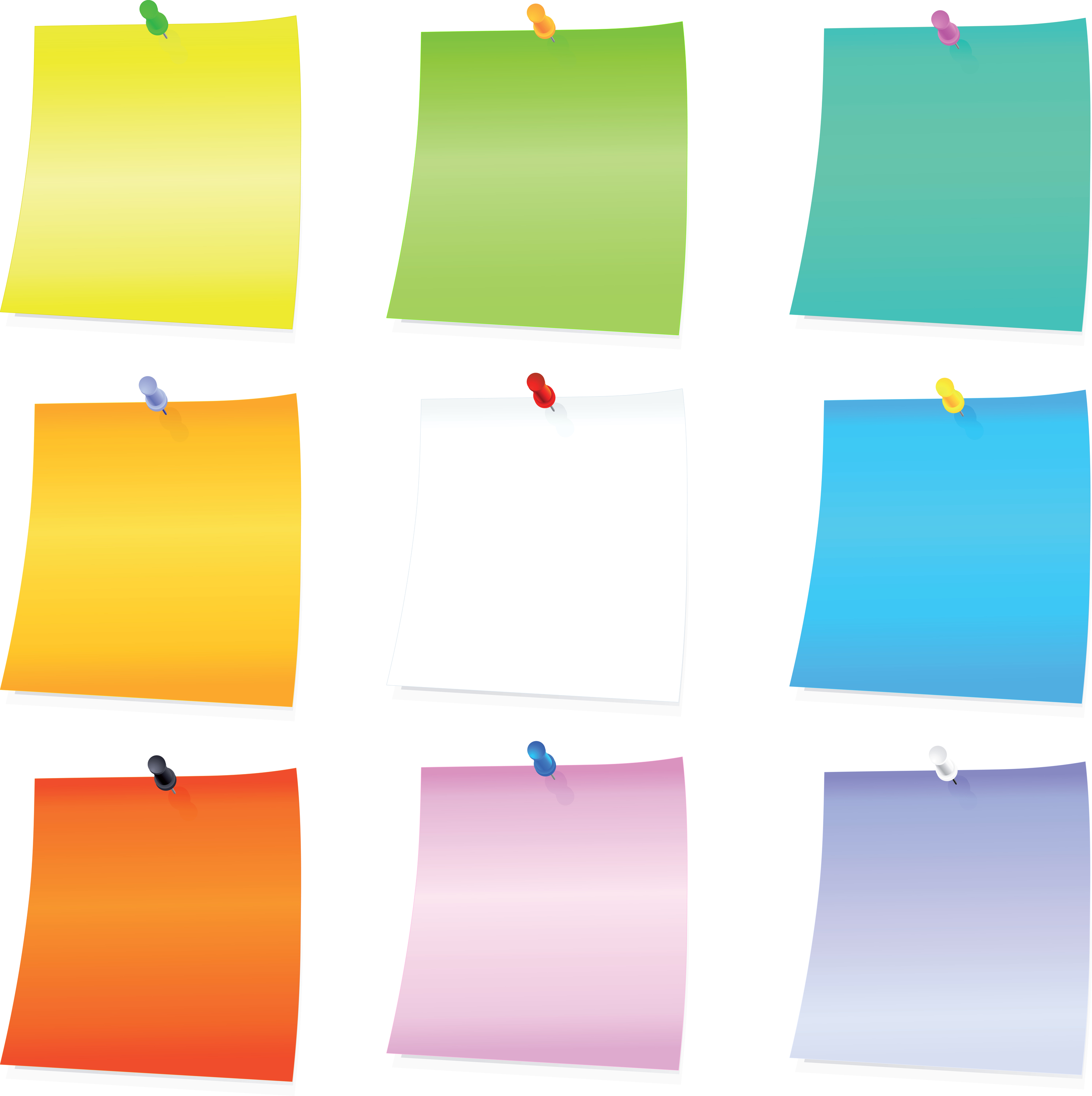 Sticky Notes Clipart.