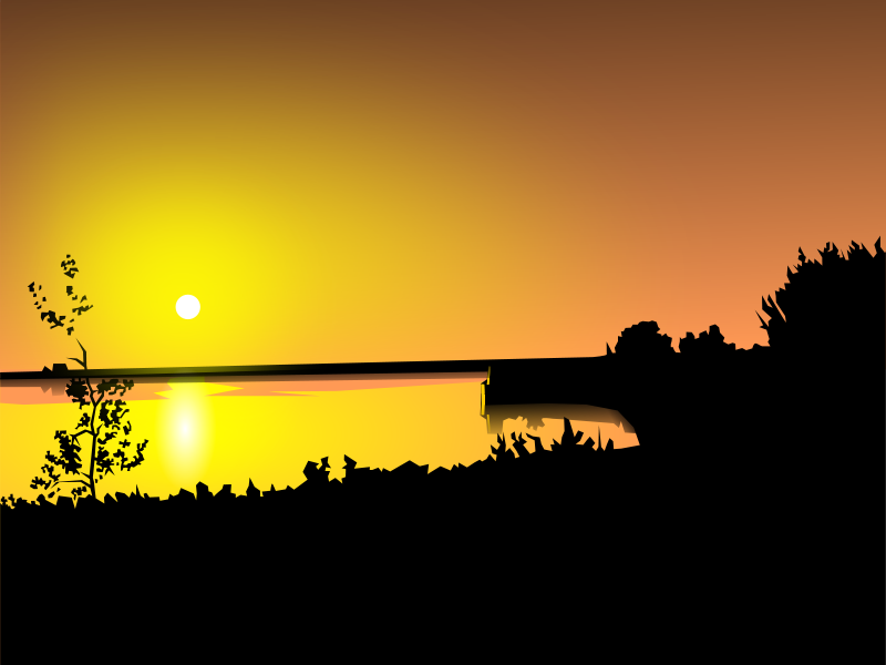 Free Clipart: Sunset.