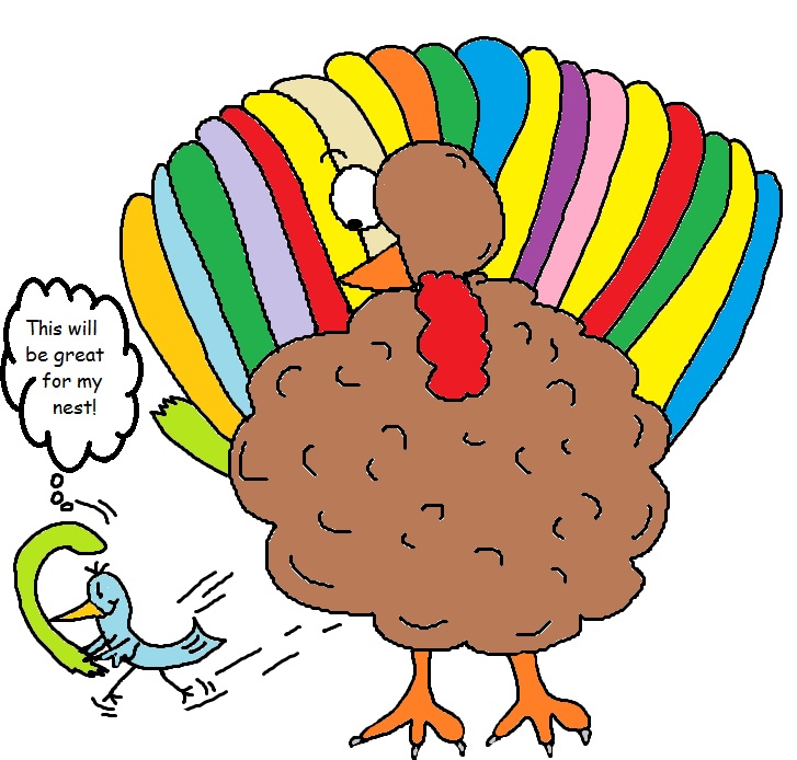 Funny Turkey Clipart.