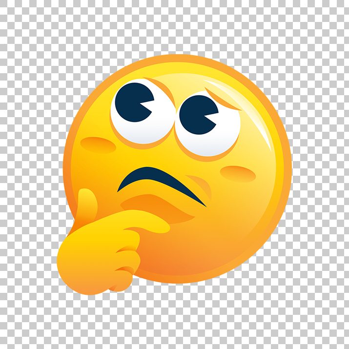 Thinking Face Emoji PNG Image Free Download searchpng.com.