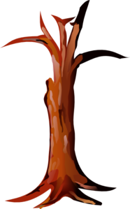 Tree trunk clip art.