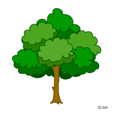 Large green tree clipart tree art trees and green.