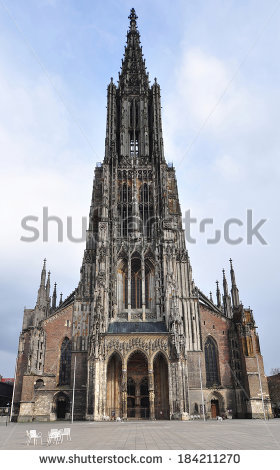 Ulm Minster Stock Photos, Royalty.