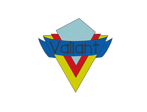 Valiant Primary Embroidery Design.