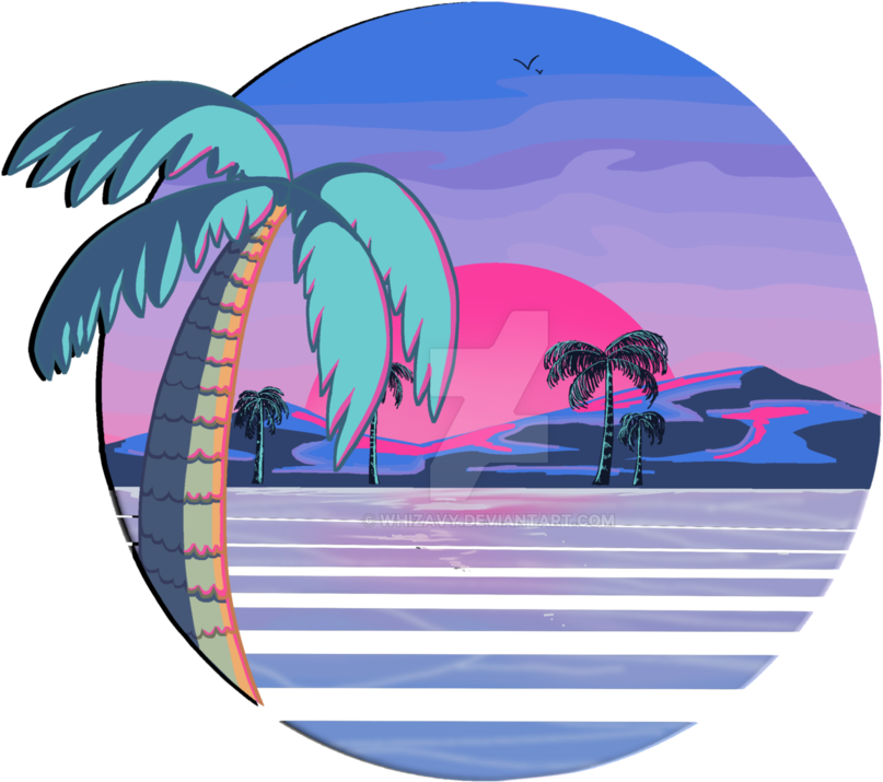 Png Freeuse Download 80s Vector Vaporwave.