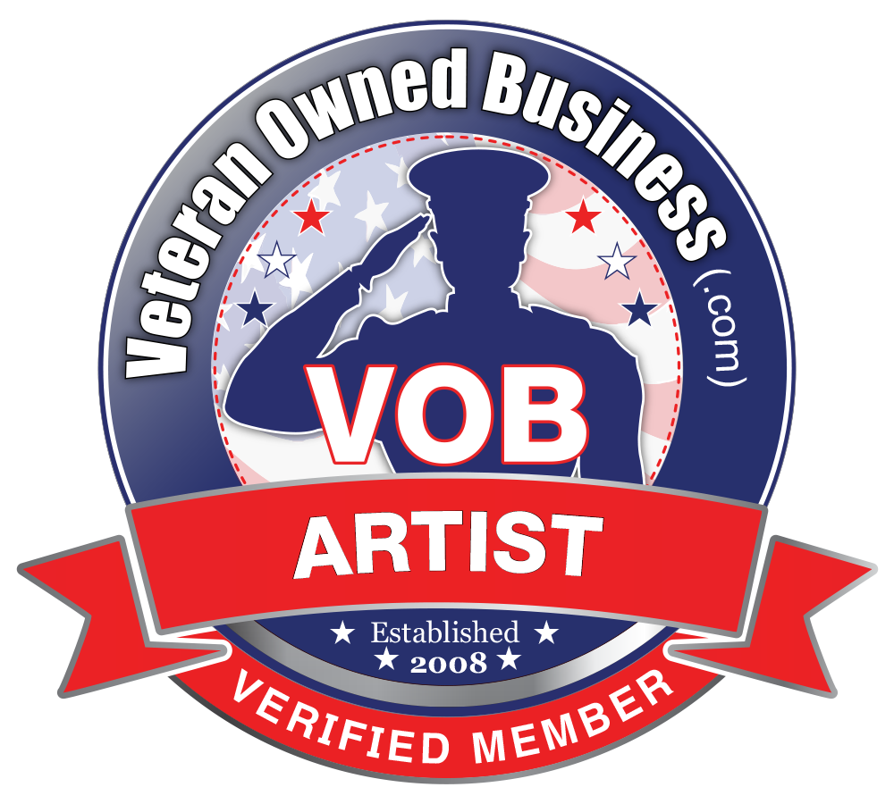 Veteran Owned Business Art and Artist Member Badges and.