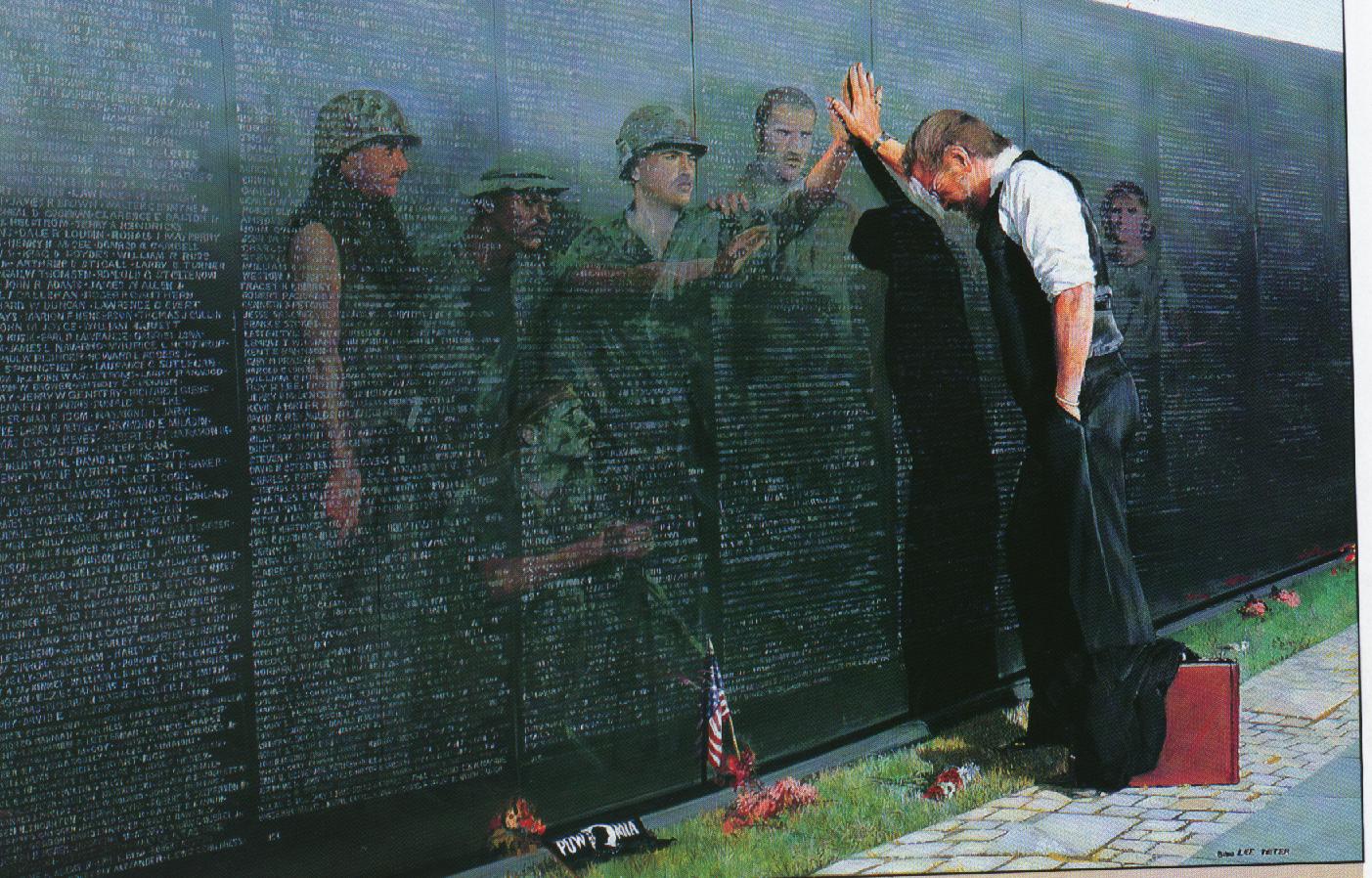 Vietnam Veterans Wall Clip Art.