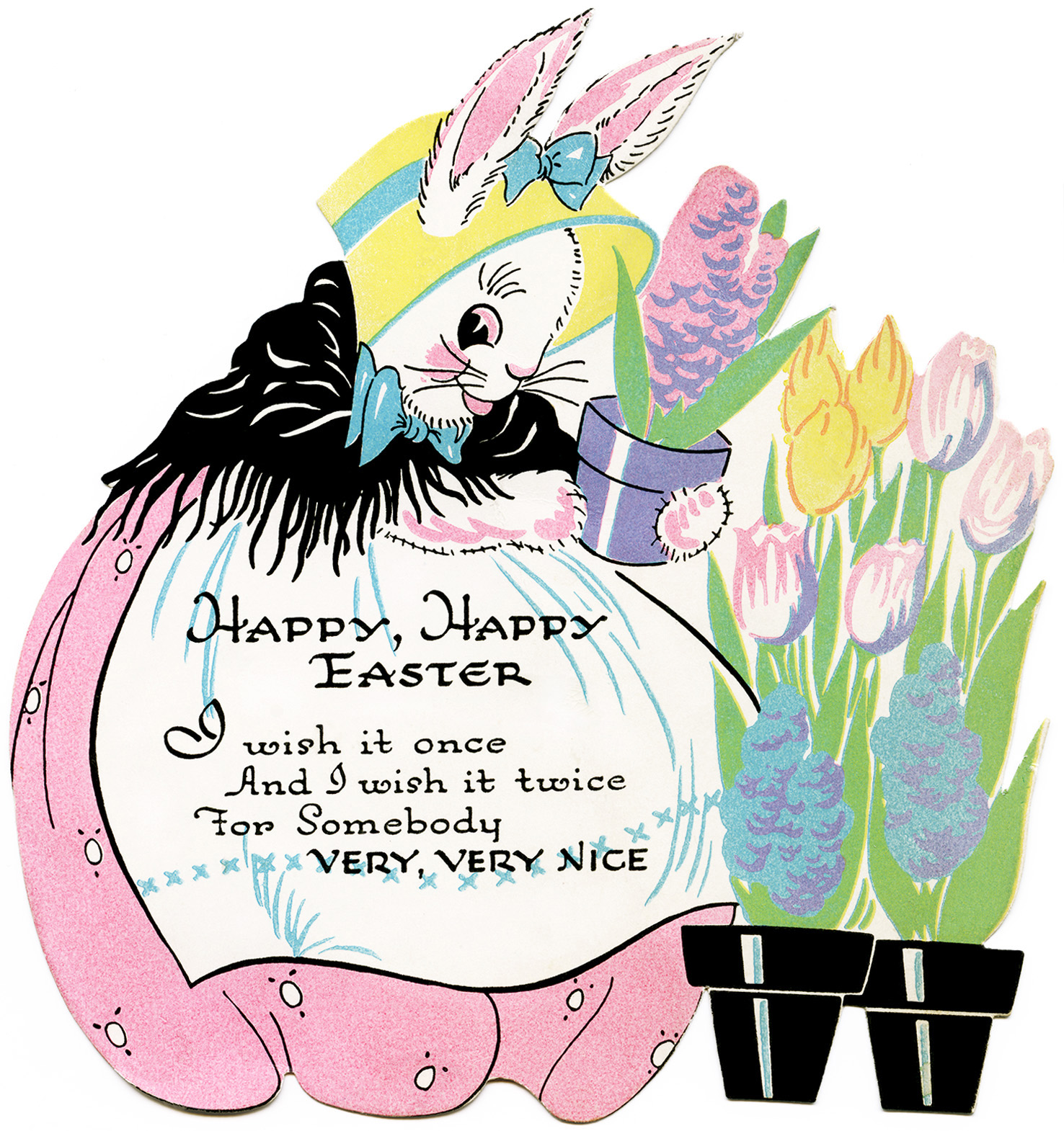 Free Vintage Image ~ Easter Bunny Clipart.