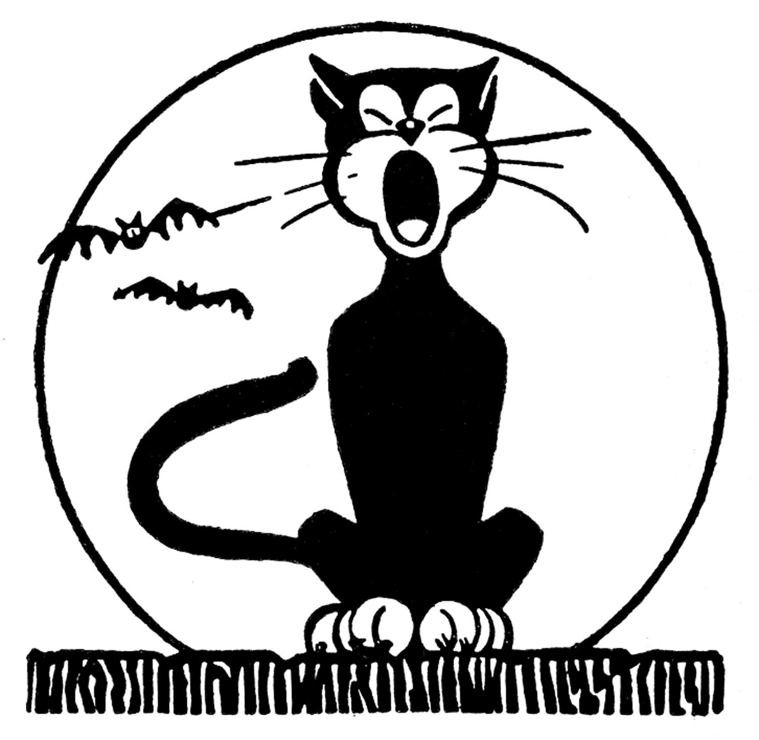 14 Black Cat Clipart.