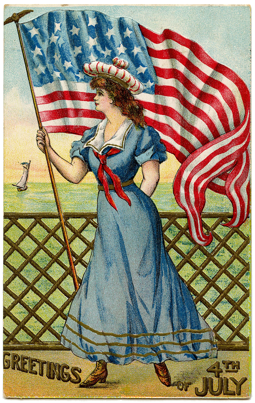 Vintage Patriotic Image.