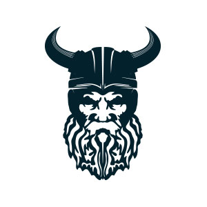 Viking Head Logo.