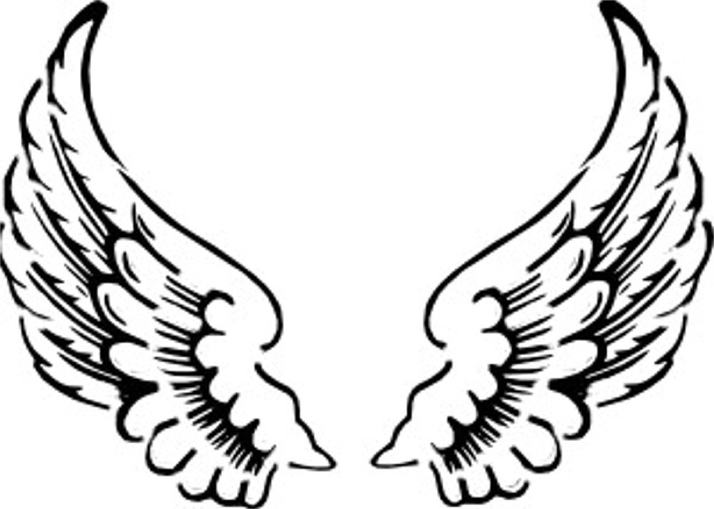 Halo And Angel Wing Clipart.