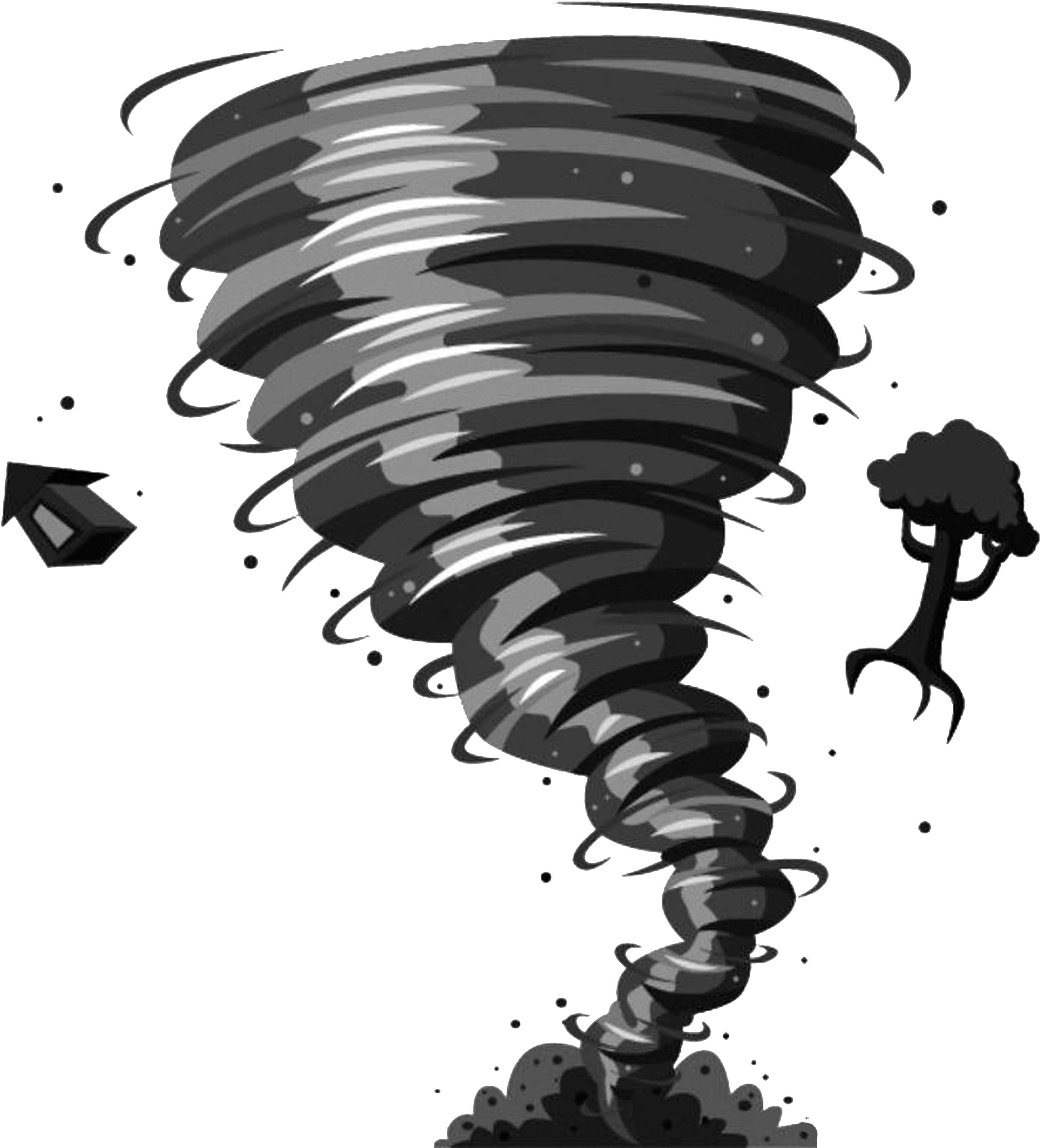 HD Wizard Of Oz Tornado Cartoon , Png Download.