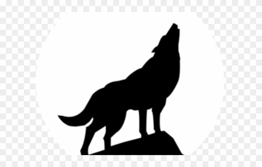 Howling Wolf Clipart.