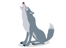 Free Wolf Clipart.