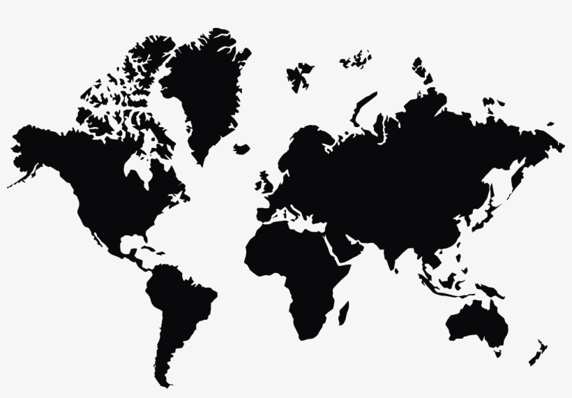 World Map Png Transparent Background.