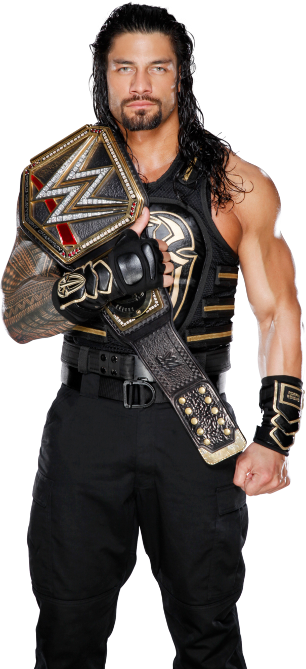 Download Free png Roman Reigns 2016 WWE WHC PNG.