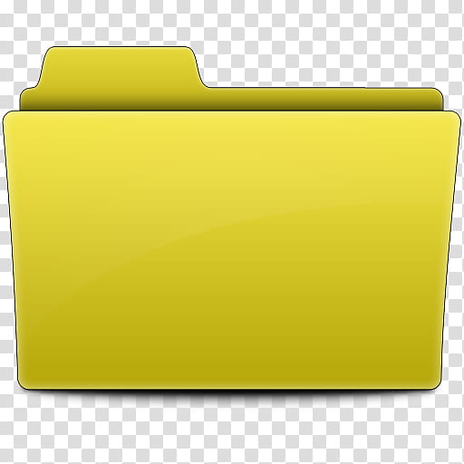 Label Folders, yellow folder illustration transparent.